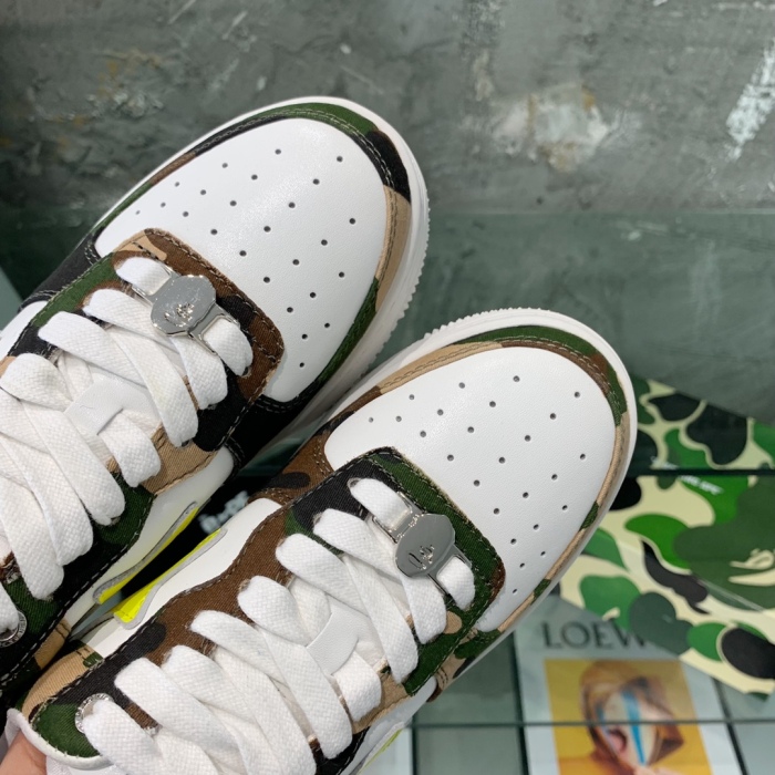  arrenfashion Men Women B*ape Top Sneaker