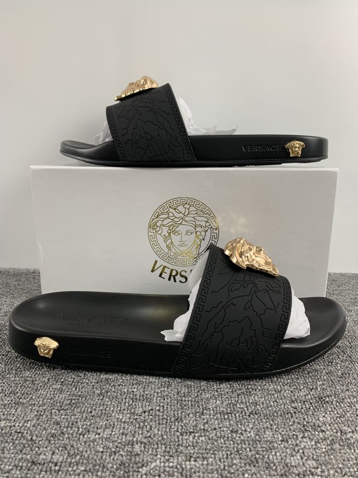  Arrenfashion Men Women V*ersace Top Sandals