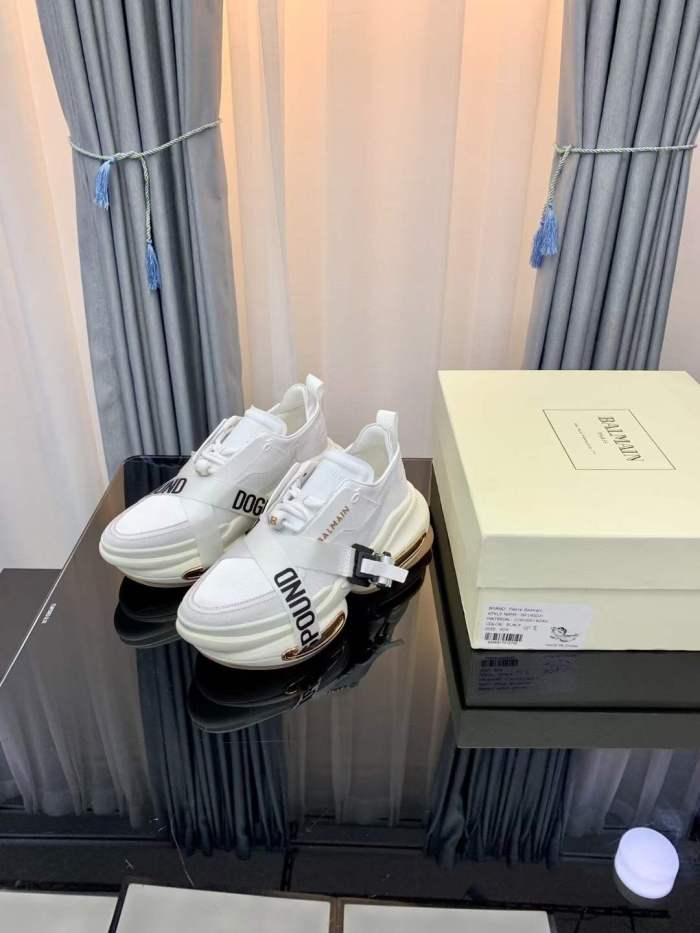 Men Women B*almain Top Sneakers (Arrenfashion)