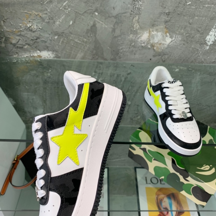  arrenfashion Men Women B*ape Top Sneaker