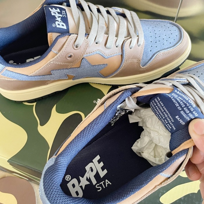 Men Women B*ape sta low Top Sneaker ( arrenfashion)