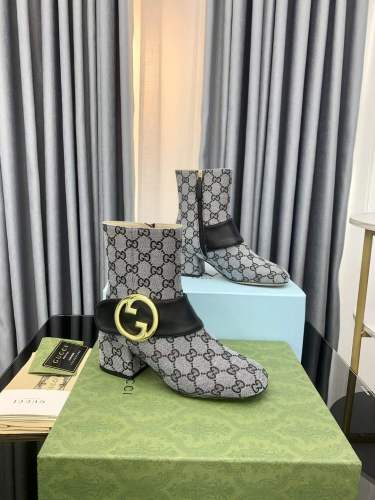 Women G*ucci Top Boots （Arrenfashion）