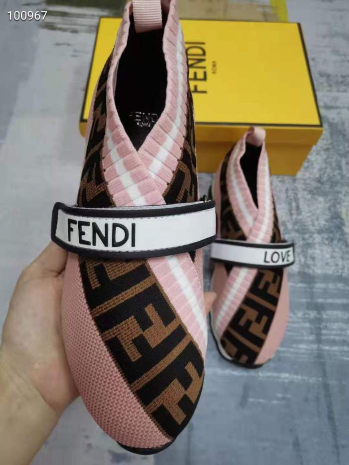  Arrenfashion Men Women F*endi Top Sneaker