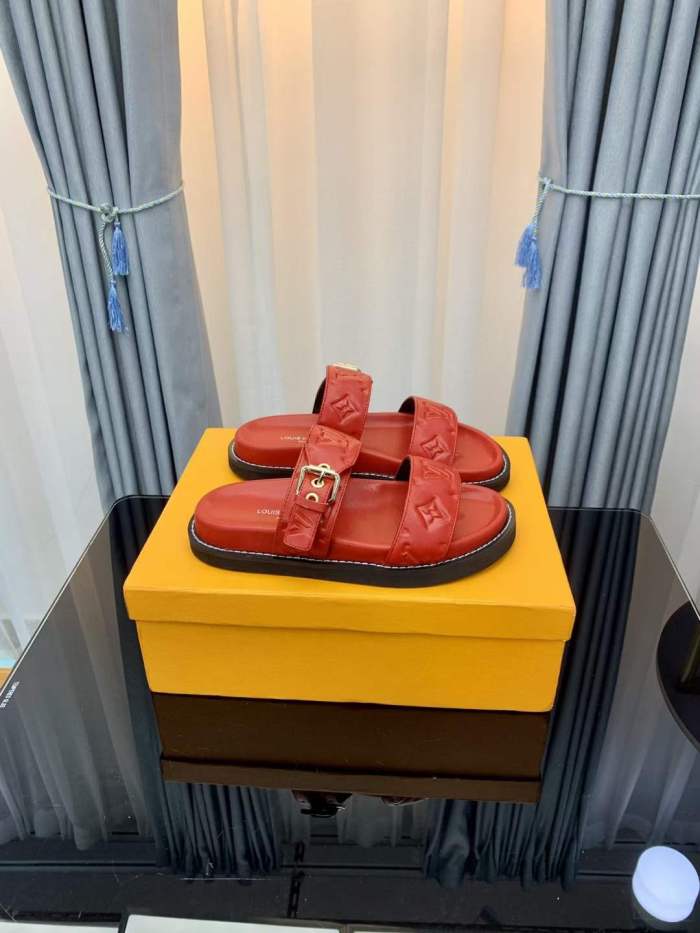 Women Men L*ouis V*uitton Top Slippers (Arrenfashion)