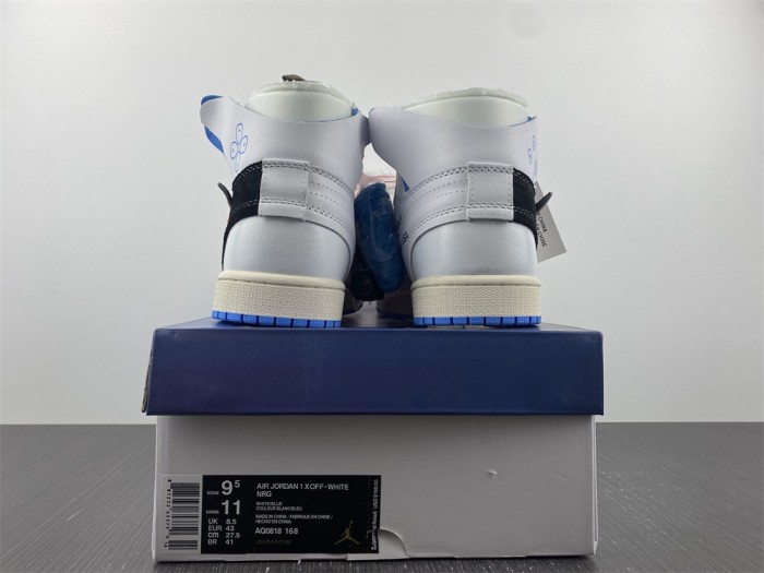  Arrenfashion OFF-WHITE x Air Jordan 1 AQ0818-168