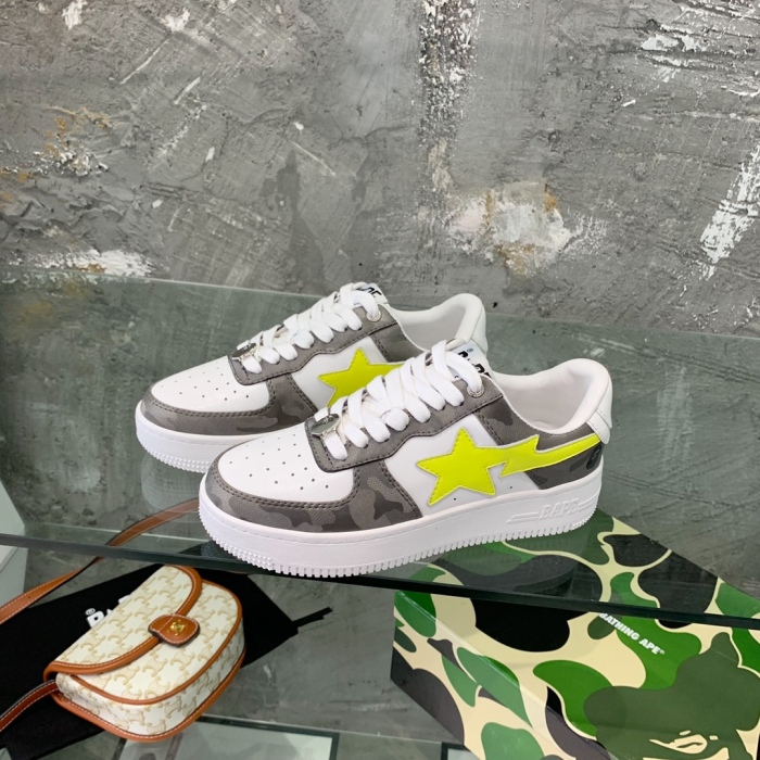  arrenfashion Men Women B*ape Top Sneaker