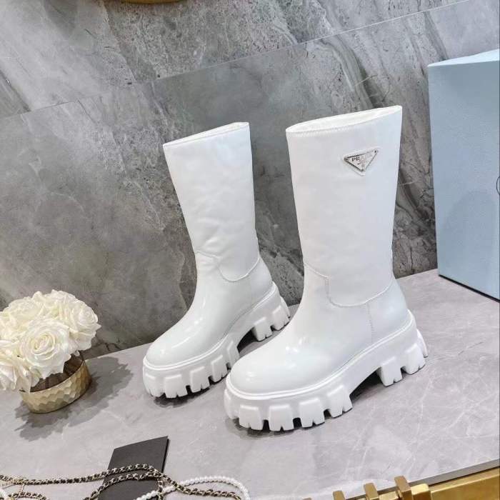  Arrenfashion Women P*rada Top Sneakers