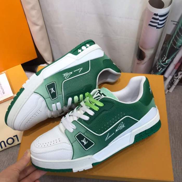  Arrenfashion Men Women L*ouis V*uitton Top Sneakers