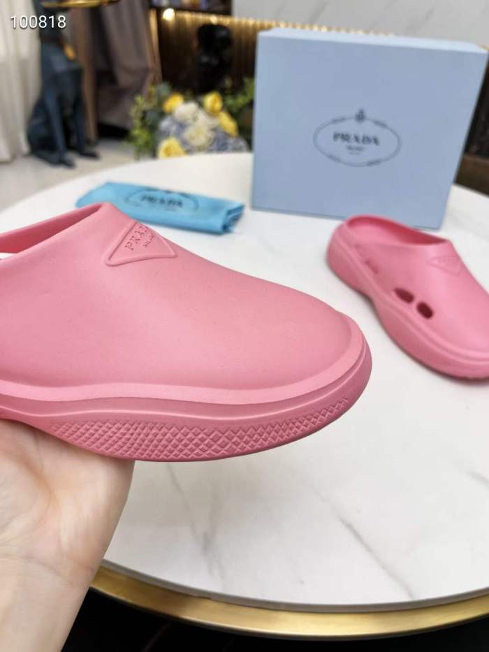 Men Women P*rada Top Slippers （ Arrenfashion ）