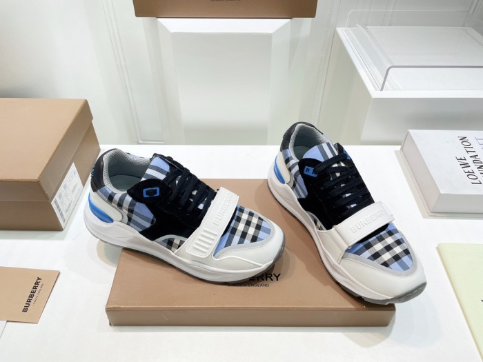  Arrenfashion Men Women B*urberry vintage Top Sneakers