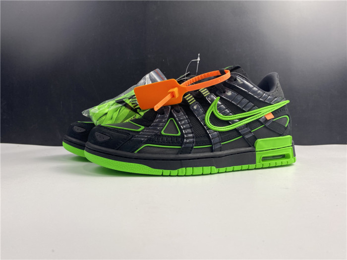  from Arrenfashion OFF-WHITE x Nike Air Rubber Dunk “Green Strike” CU6015-001