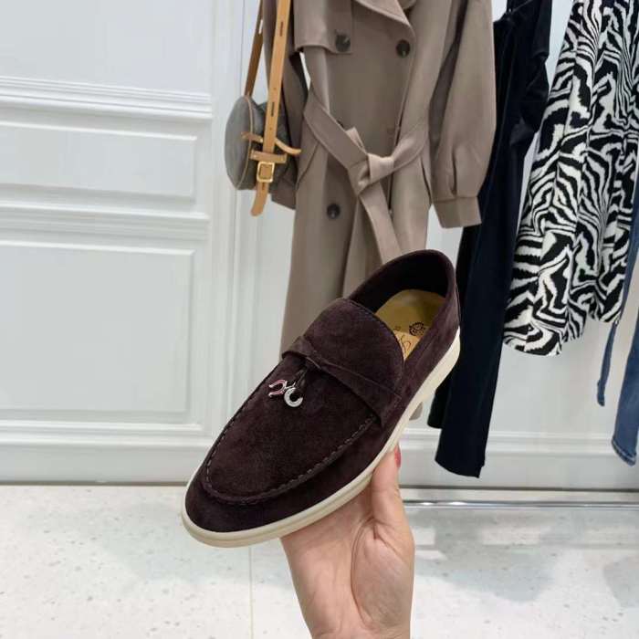 Men Women L*oro P*iana Top Loafer （Arrenfashion）
