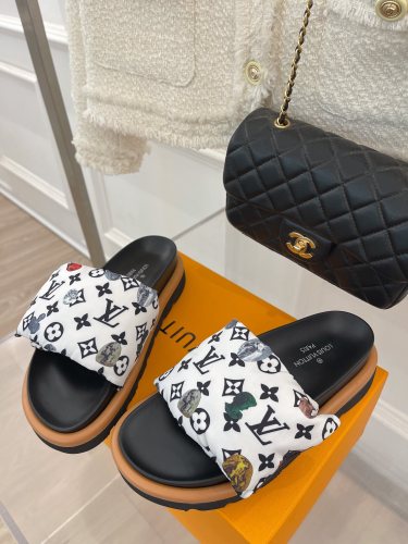  Arrenfashion Men Women L*ouis V*uitton Top Sandals