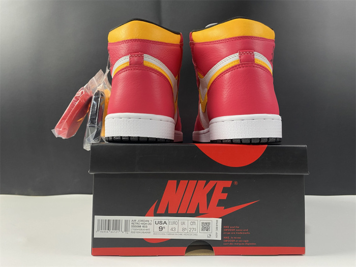  Arrenfashion Air Jordan 1 “Light Fusion Red” 555088-603