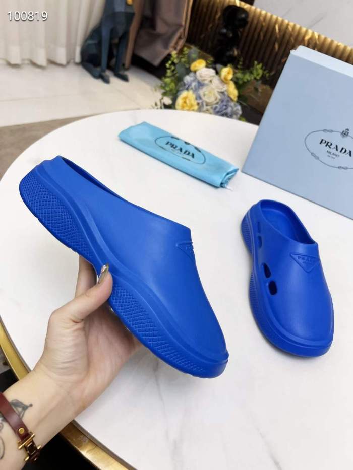 Men Women P*rada Top Slippers （ Arrenfashion ）