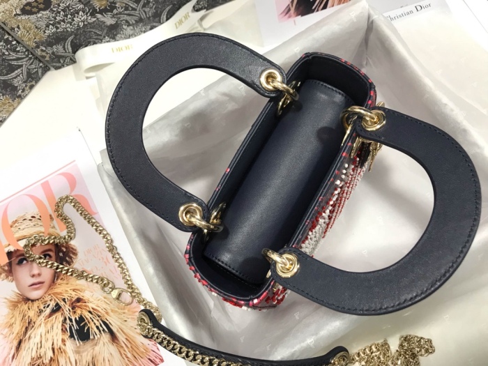  Arrenfashion D*ior Top Bag 17*15*7cm