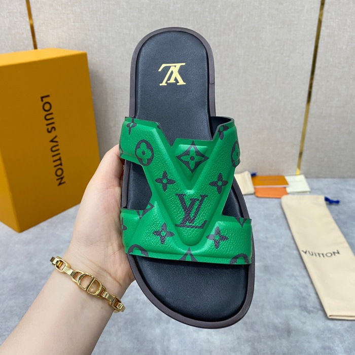 Men L*ouis V*uitton Top Slippers (Arrenfashion)