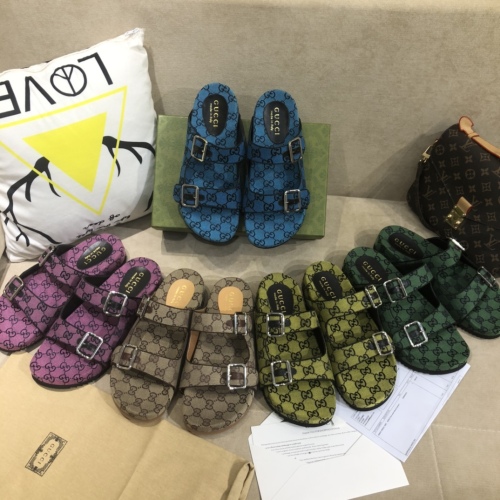  Arrenfashion Men Women G*ucci Top Sandals
