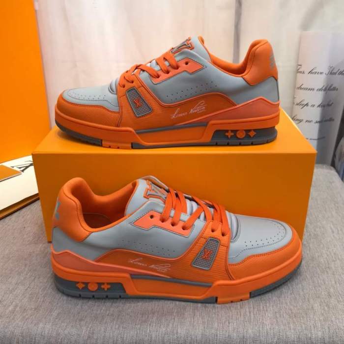  Arrenfashion Men Women L*ouis V*uitton Top Sneakers