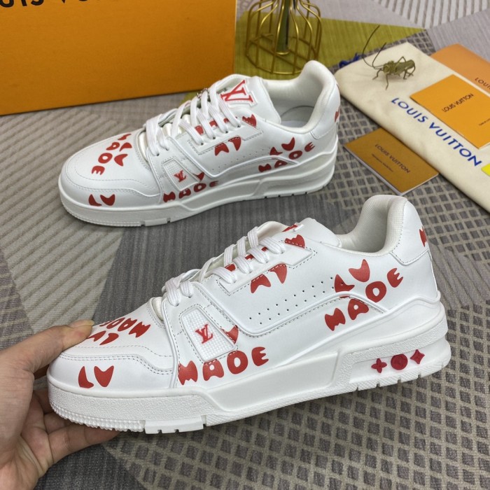 Arrenfashion Men Women L*ouis V*uitton Top Sneakers