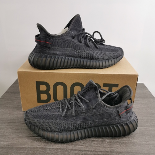  Arrenfashion  Arrenfashion Yeezy 350 Boost V2 Black Static Non-Reflective