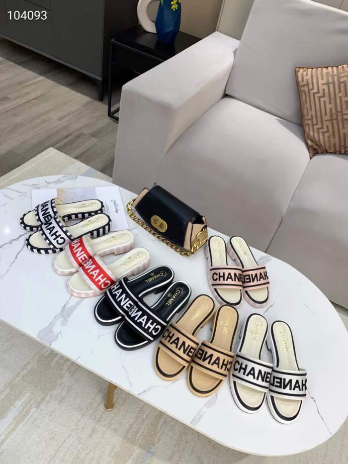  Arrenfashion Women C*hanel Top Slippers