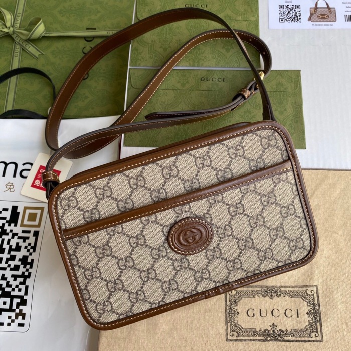  Arrenfashion G*ucci Top Bag 22.5*14*7cm