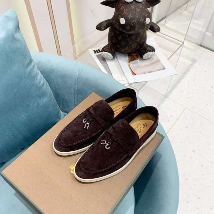 Men Women L*oro P*iana Top Loafer （Arrenfashion）