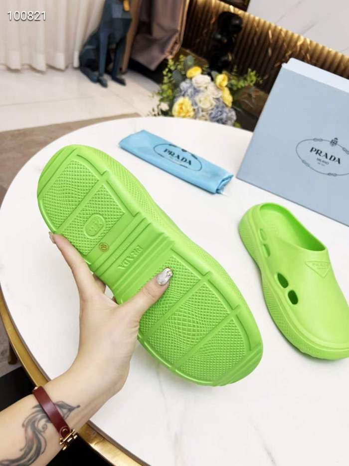 Men Women P*rada Top Slippers （ Arrenfashion ）