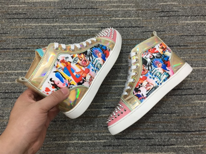  Arrenfashion Men Women C*hristian L*ouboutin Top Sneaker