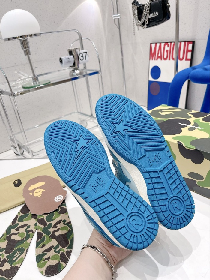 Men Women B*ape sta to low Top Sneaker ( arrenfashion)