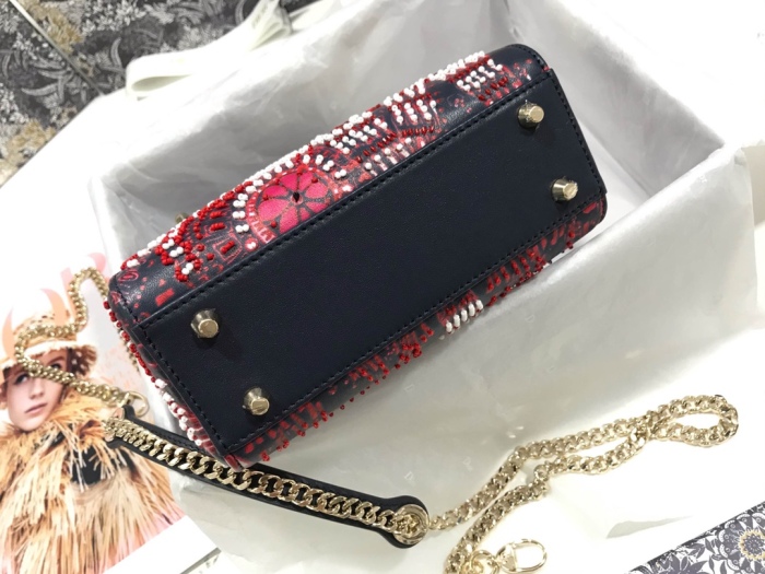  Arrenfashion D*ior Top Bag 17*15*7cm