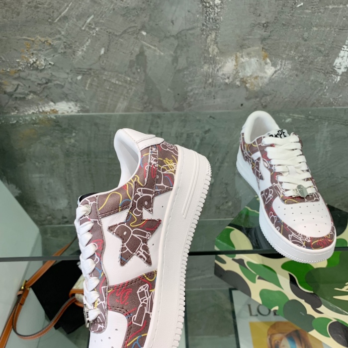 arrenfashion Men Women B*ape Top Sneaker