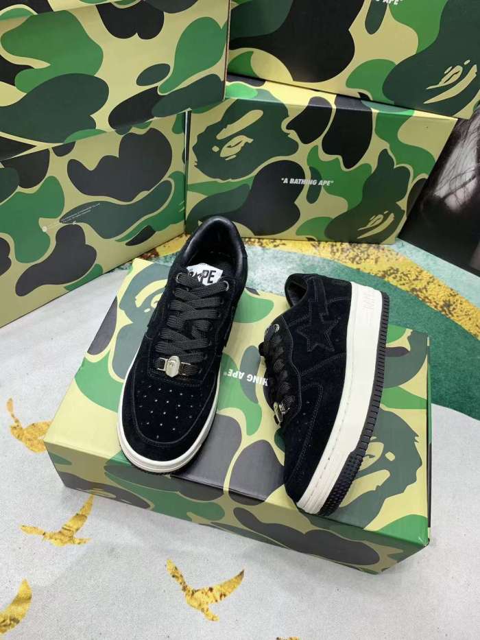 Men Women B*ape sta low Top Sneaker ( arrenfashion)