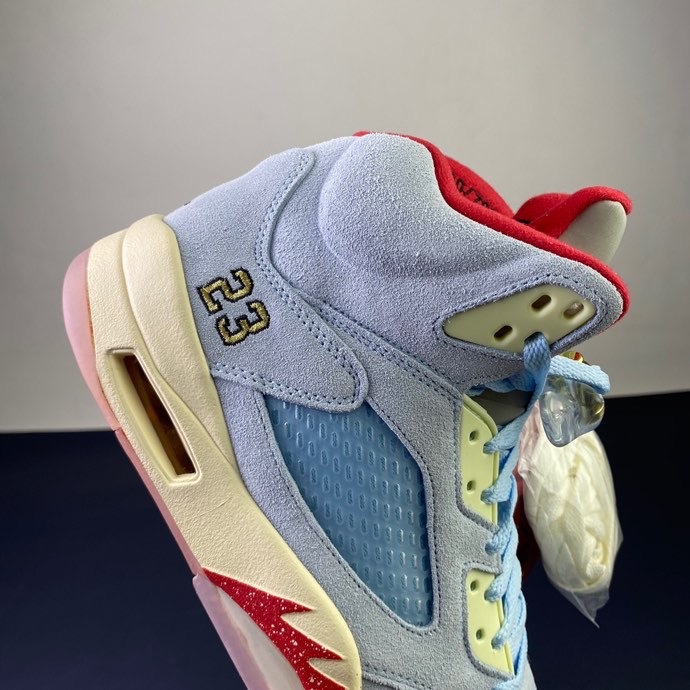  Arrenfashion Trophy Room x Air Jordan 5 Ice Blue CI1899-400