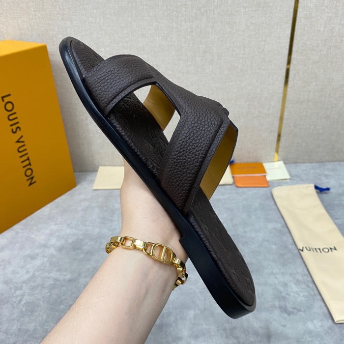 Men L*ouis V*uitton Top Slippers (Arrenfashion)