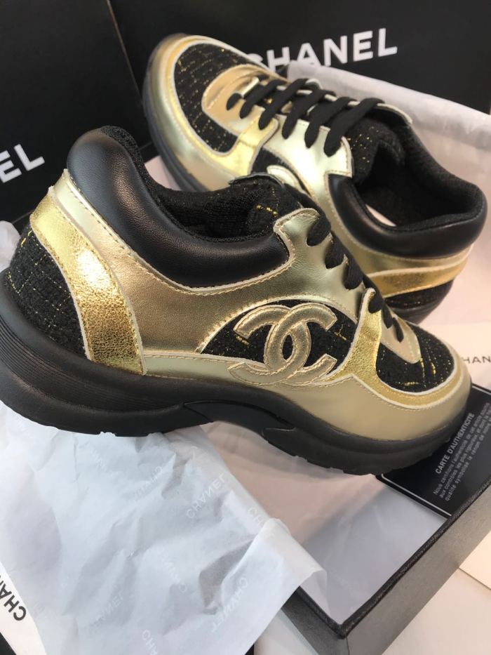  Arrenfashion Men Women C*hanel Top Sneaker