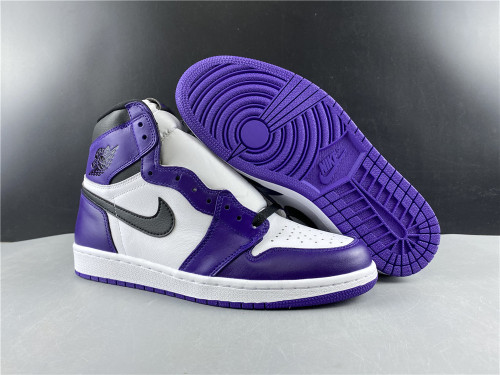  Arrenfashion Air Jordan 1 AJ1 Court Purple OG 555088-500