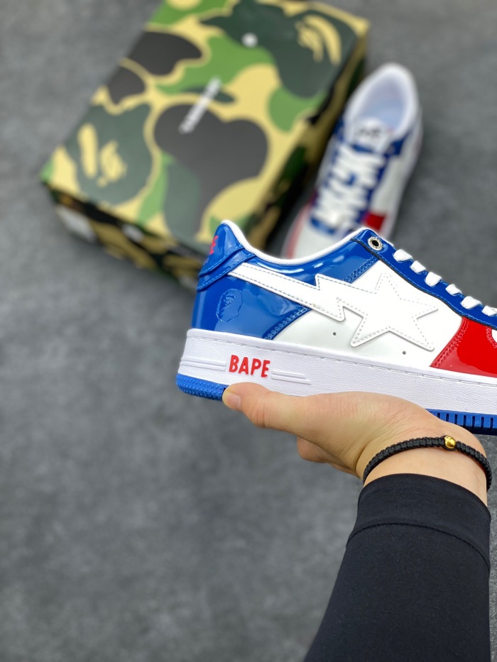 Men Women B*ape sta to low Top Sneaker ( arrenfashion)