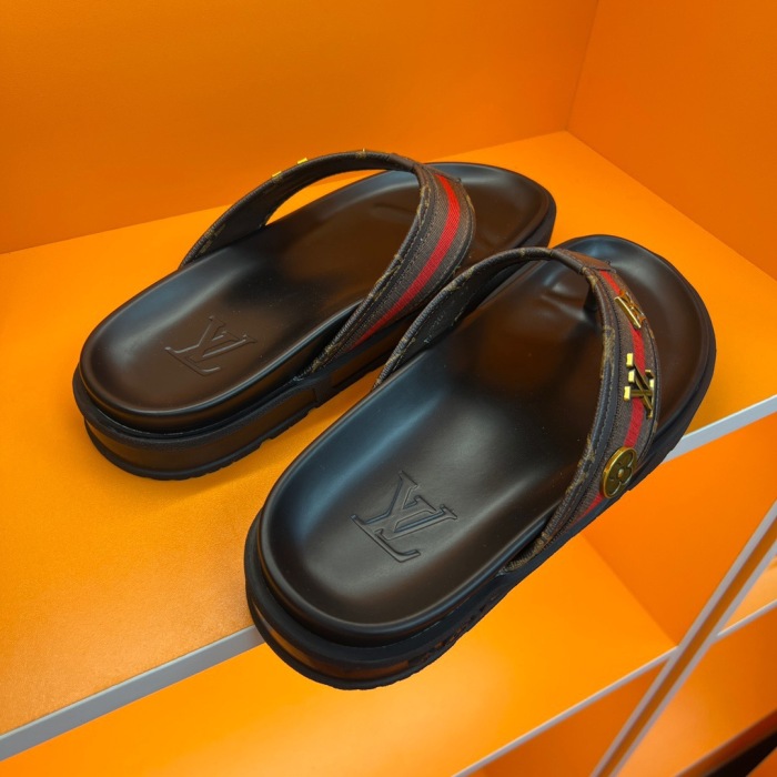 1 Men L*ouis V*uitton Top Slippers (Arrenfashion)