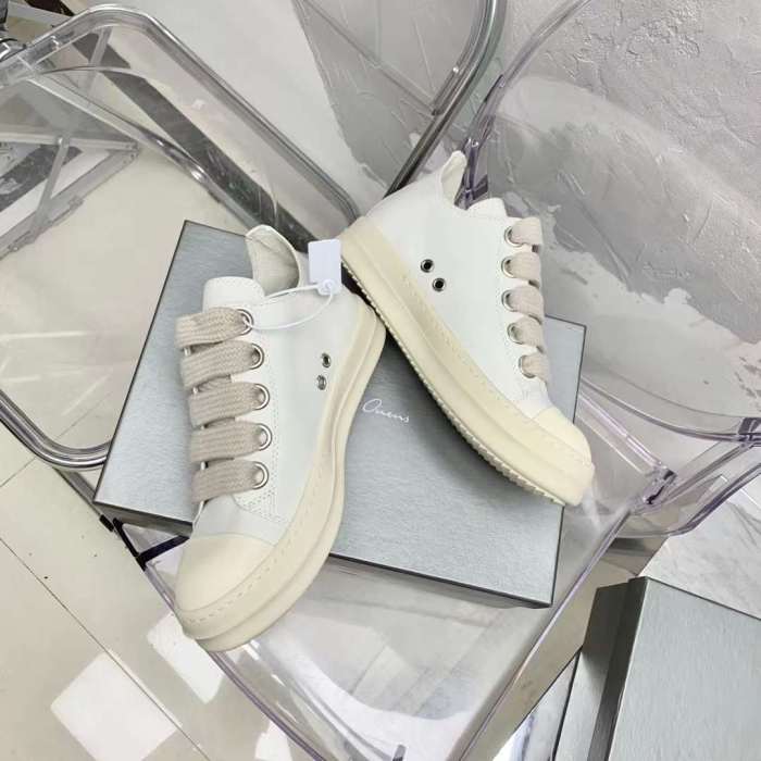Men Women R*ick O*wens Top Sneaker (Arrenfashion)