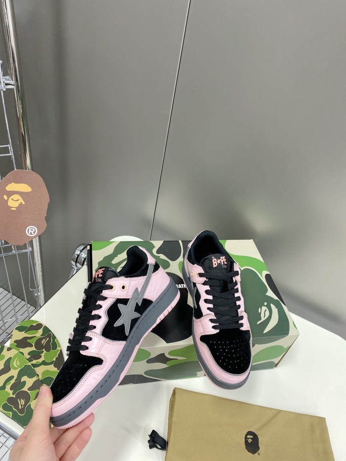  arrenfashion Men Women B*ape Top Sneaker