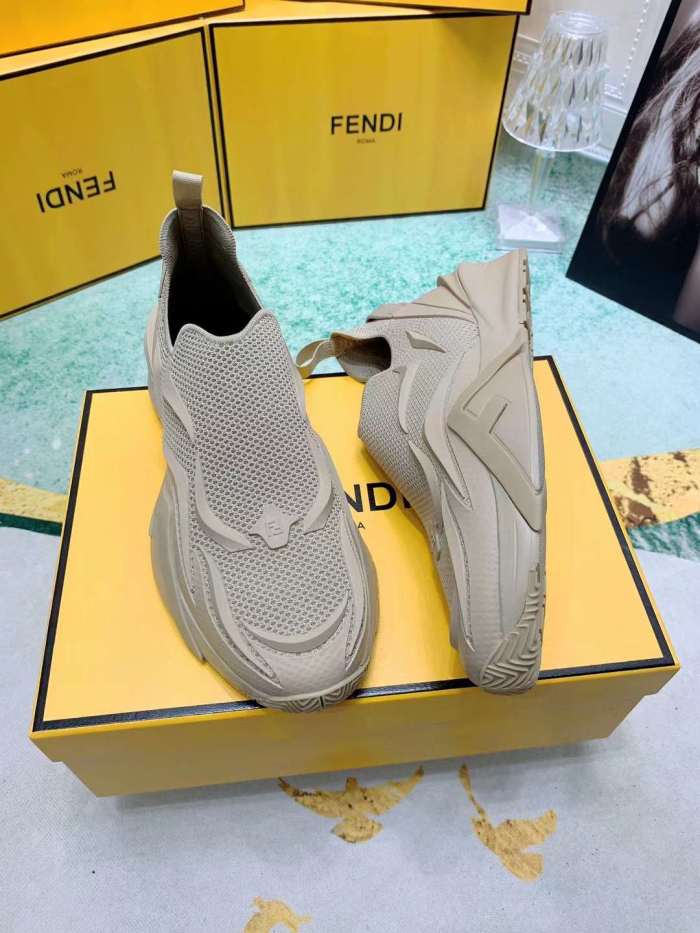  Men Women F*endi Top Sneaker （ Arrenfashion ）