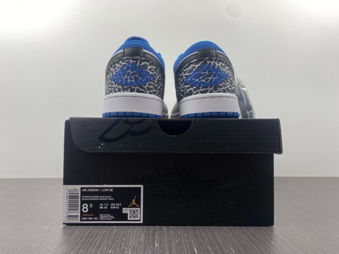  Arrenfashion Air Jordan 1 Low True Blue DM1199-140