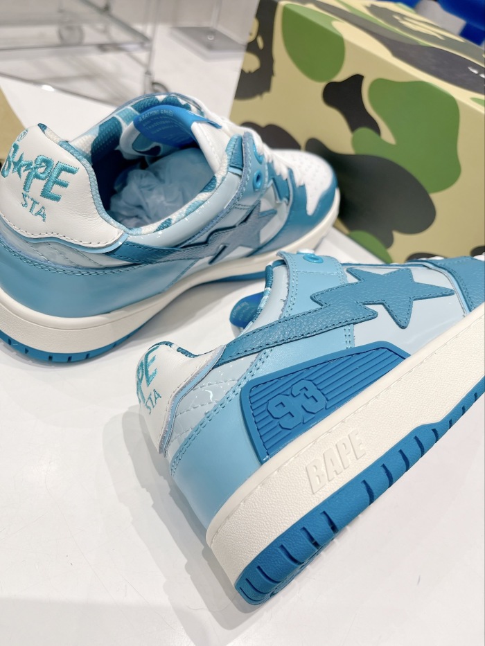Men Women B*ape sta to low Top Sneaker ( arrenfashion)