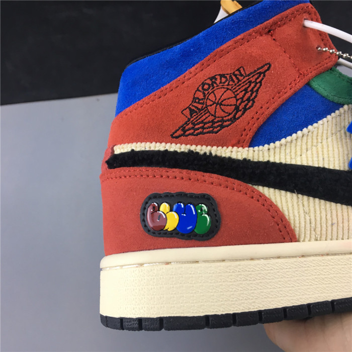  Arrenfashion Blue The Great x Air Jordan 1 Mid “Fearless” CU2805-100