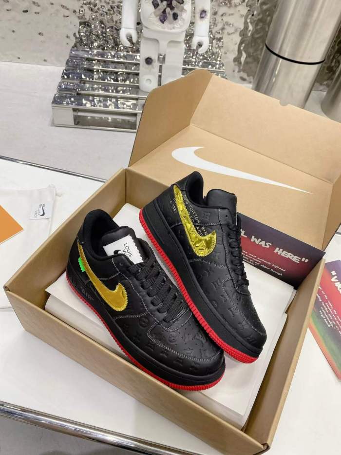  from Arrenfashion Men Women L*ouis V*uitton x NIKE Air force1 22ss