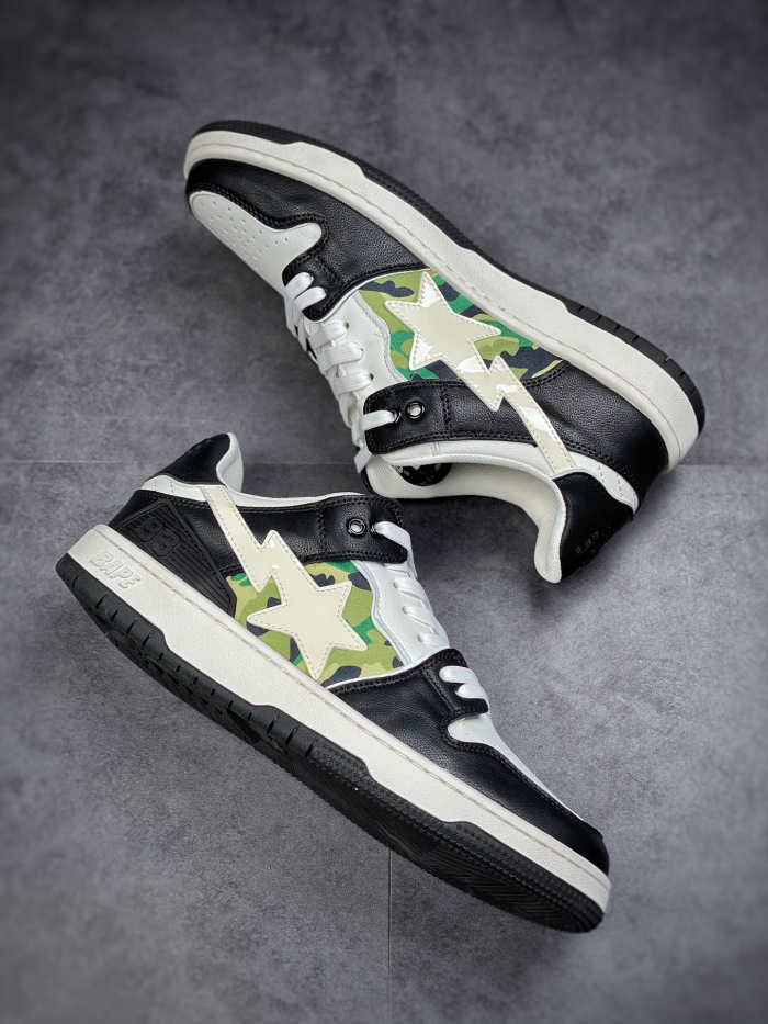  arrenfashion Men Women B*ape sk8 sta low Top Sneaker