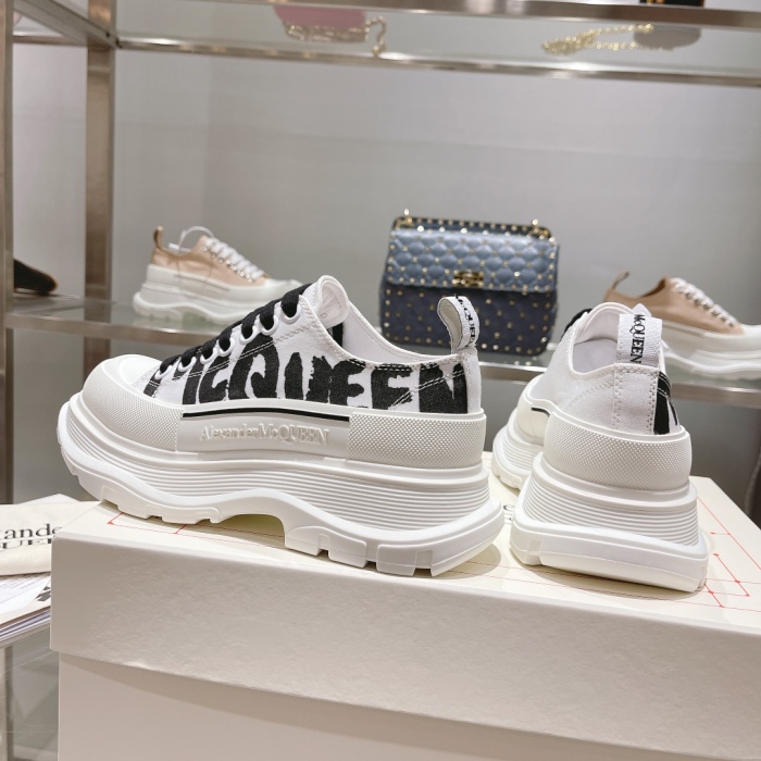 Men Women A*lexander M*cqueen Top Sneaker （ Arrenfashion ）
