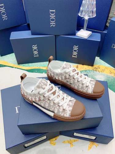 Men Women D*ior Top Sneakers （Arrenfashion）